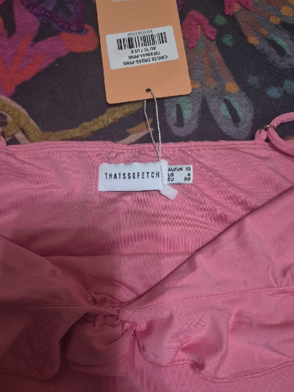 Pink Ruffle Camisole Dress - Picture 6 of 10
